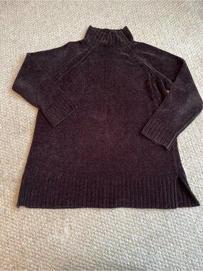 Express Brown Mock Neck Turtleneck Sweater